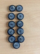 Guziki 2.5cm obustronne