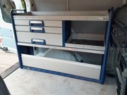 Regał samochodowy. Zabudowa serwisowa, warsztatowa . PLASTIPOL SCHEU.