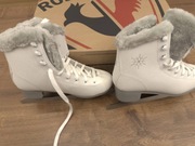 Łyżwy figurowe Białe rozmiar 37/38 - stan bardzo dobry