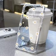 Plecki/case do Iphone 17 bezbarwny z kwiatkami