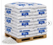 SÓL DROGOWA DO ROZTAPIANIA ŚNIEGU WORKOWANA 25kg
