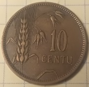 Litwa 10 centów 1925