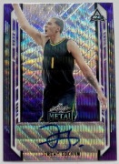 Jeremy Sochan karta NBA autograf Metal Leaf limitowana do 25