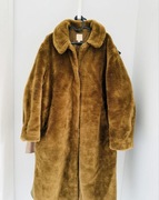 Płaszcz pluszowy futro H&M rozmiar L