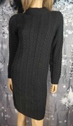 Sweter/sukienka sweterkowa zima/jesień długa pleciona,Parkhande 38