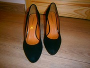 Czółenka damskie czarne