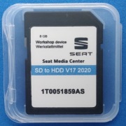 Mapa Seat Media Center EU West - EU East V17 2020