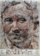 Plakat Waldemar Świerzy Tadeusz Różewicz 1984