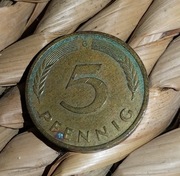 Niemcy RFN 5 pfennig 1977 G