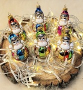 Bombki babuszki zestaw 6 sztuk nowe jak PRL