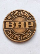 BHP w CODZIENNEJ SŁUŻBIE i PRACY.Sygnatura mennicy państwowej MW MET.