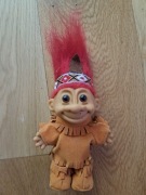 Kolekcjonerska lalka Troll marki Russ Berrie. Figurka zabawka nr 13 Indian