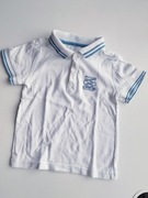 Biała koszulka polo 92-98