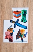 Wydruk cukrowy minecraft A4 duże obrazki