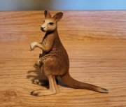 Schleich kangur z młodym figurka wycofana z 2000