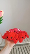 Krabik na szydełku handmade
