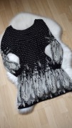 Czarna tunika damska M/L Feminine