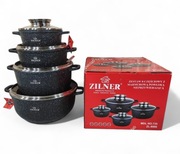 ZILNER ZL-8900 – ZESTAW GARNKÓW MARMUROWYCH 8 EL. (16–28 CM)