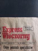 Gazeta "Express Wieczorny". 21 maja 1974 rok