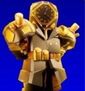 TOILET TOWER DEFENSE - GOLDEN FUTURE LARGE CLOCKMAN