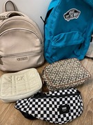 Zestaw: torebka CK, Tommy, plecak Guess Vans 
