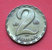 2  Forinty  1979  r  -   BP  Węgry   Herb  stan !!!