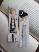 Zakładka do książki - kobietki 11 2szt