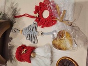 Box, 3 ozdoby na choinkę plus mydełko naturalne, handmade, prezent