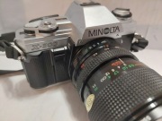 APARAT ANALOGOWY MINOLTA X300 OBIEKTYW VIVITAR 28-70 