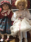 Lalki porcelanowe kpl.6 szt 