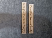 Sklejka napis grawer pierwsza Komunia Święta 13x2cm 