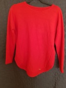 Sweter czerwony rozmiar L/XL miękki modal/angora