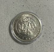 Moneta kolekcjonerska srebrna 100 rocznica bitwy warszawskiej 