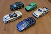 Zestaw 5 modeli Burego 1:43