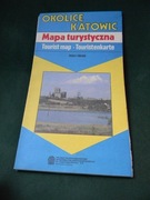 Mapa turystyczna okolice Katowic 