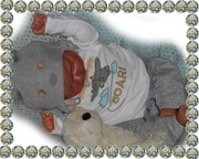 Zestaw body-bluzka Dumbo Disney + spodnie dresowe  68 cm #171