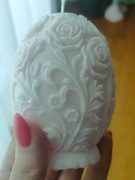 Świeczka Świeca z Wosku Sojowego  Jajko Pisanka Wielkanoc Wielkanocne