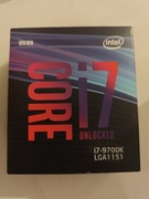 Procesor Intel i7 9700K 3,6 - 5.0 Ghz