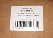 SYSTEM CORAB D-017 10 UCHWYTÓW DACHÓWKA KLIK komplet  