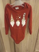 Body świąteczne z długim rękawem dla chłopca r.80