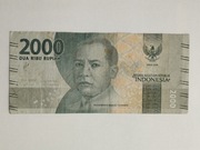 Sprzedam banknot Indonezja 2000 rupii 2016r. stan db.
