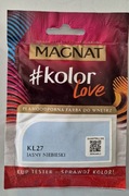 MAGNAT #kolor Love Plamoodporna farba do wnętrz KL27 Jasny niebieski