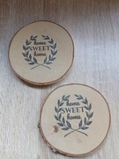 Podkładka pod kubek. Home sweet home. 