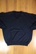 Sweter Bexleys r. XXL 56 granatowy dekolt v wełna akryl męski 