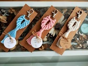 Prezent upominek brelok makrama podziękowania