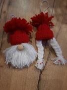 Ozdoby świąteczne Para Mikołaj i Pani Mikołajowa