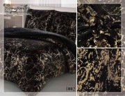 Czarna polarowa pościel 160x200cm I 2x70x80 