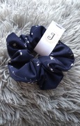 Granatowa gumka do włosów/scrunchie | Handmade
