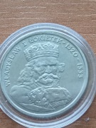 Polska PRL - moneta - 100 Złotych 1986 WŁADYSŁAW ŁOKIETEK 1320-1333 - UNC
