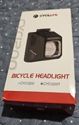 Nowoczesna lampka rowerowa firmy Cyclami. Model CYC 1200T. 1200 lumenów